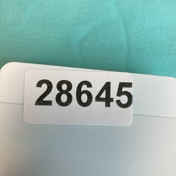 Quacker Factory Lace Sleeve Blouse Button Up V Neck Blue‎ Knit Boho Women's 3X - Picture 16 of 16